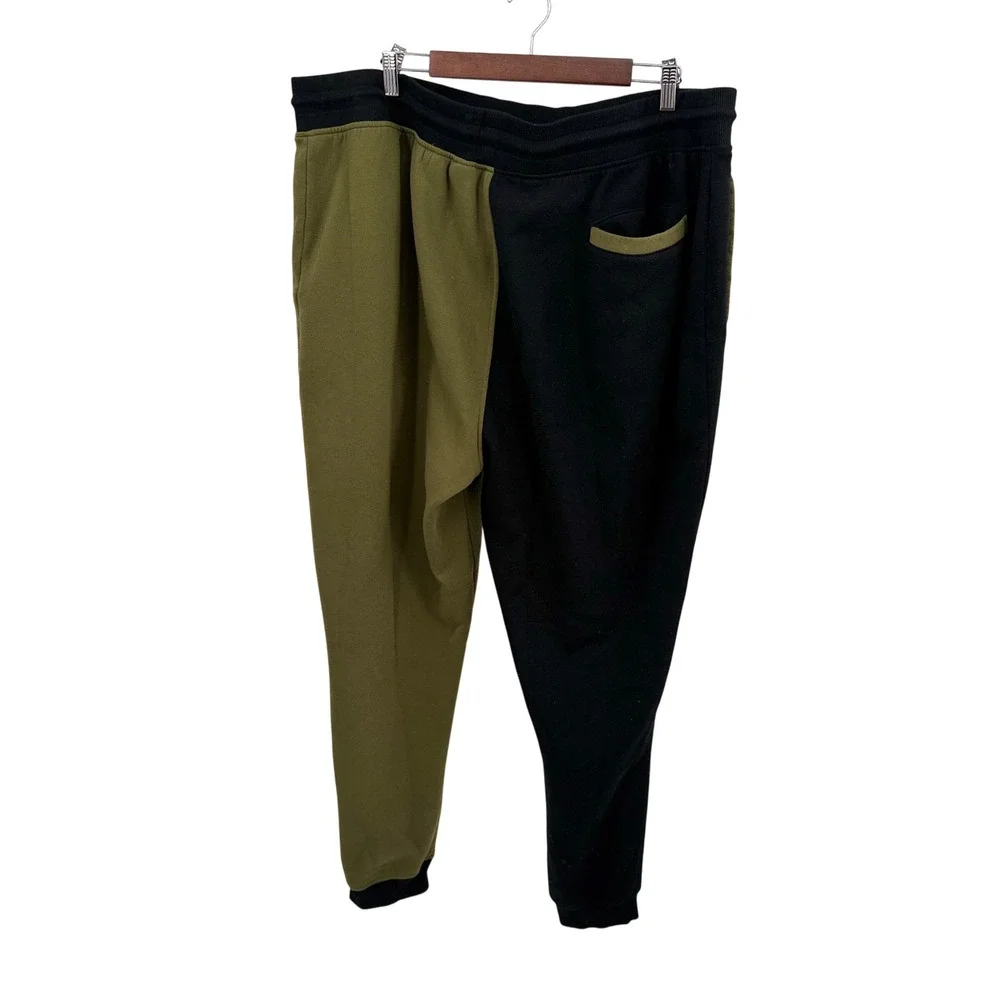 Born Fly Mens 5XL T-Shirt and Joggers 2 Piece Set Graphic Black Olive Green - Picture 11 of 16